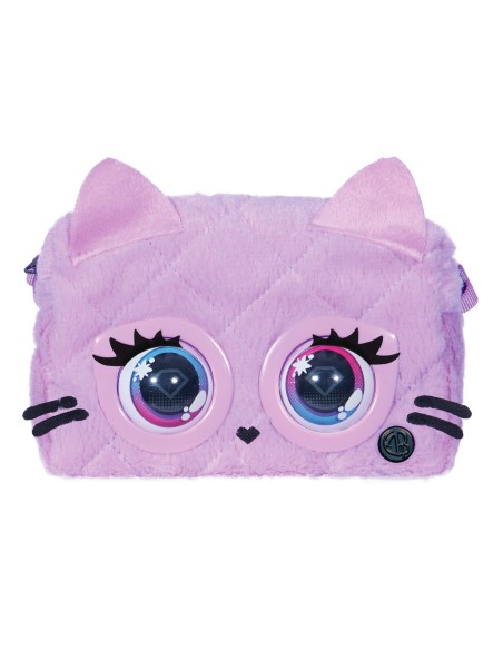 Purse Pets borsetta interattiva Fluffy in versione Gatto e Lama con oltre 30 effetti sonori e reazioni, giocattoli per bambine