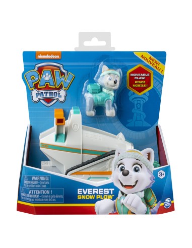PAW Patrol | Veicolo spazzaneve di Everest | Veicolo e personaggio di Everest | Giochi per bambini dai 3 anni in su