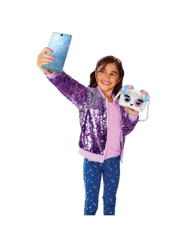 Purse Pets Borsetta interattiva in versione Cucciolo Arcobaleno con oltre 25 effetti sonori e reazioni