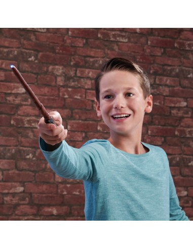 Wizarding World | Bacchetta Magica Interattiva Proiezione Patronus di Harry Potter da 33cm | Collezione Harry Potter |