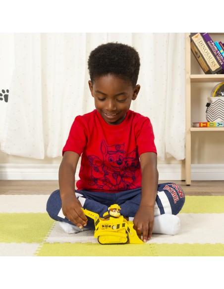 PAW Patrol | Bulldozer di Rubble | Veicolo e personaggio di Rubble | Giochi per bambini dai 3 anni in su