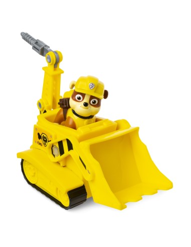 PAW Patrol | Bulldozer di Rubble | Veicolo e personaggio di Rubble | Giochi per bambini dai 3 anni in su