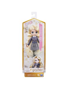 Wizarding World | Bambola articolata di Luna Lovegood da 20cm | Bacchetta e divisa di Hogwarts | Collezione Harry Potter | 2