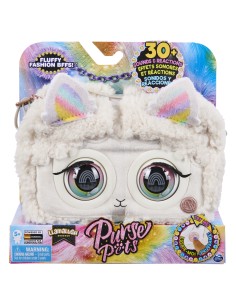 Purse Pets | BORSETTA INTERATTIVA FLUFFY | in versione Lama con oltre 30 effetti sonori e reazioni, giocattoli per bambine dai