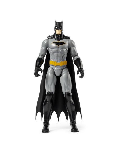 DC Comics | BATMAN | Personaggio Batman in scala 30 cm con decorazioni originali, mantello e 11 punti di articolazione -