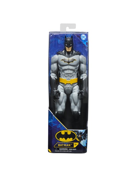 DC Comics | BATMAN | Personaggio Batman in scala 30 cm con decorazioni originali, mantello e 11 punti di articolazione -