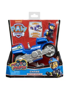 PAW Patrol , veicolo Moto Pups di Chase, motocicletta con motore a retrocarica e personaggio, per bambini dai 3 anni in su 2
