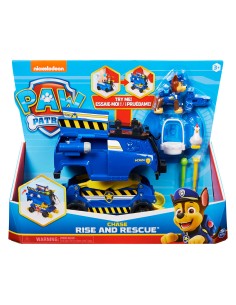 PAW Patrol | Veicolo della polizia Rise N' Rescue di Chase | Veicolo trasformabile con personaggio di Chase e accessori inclusi 2