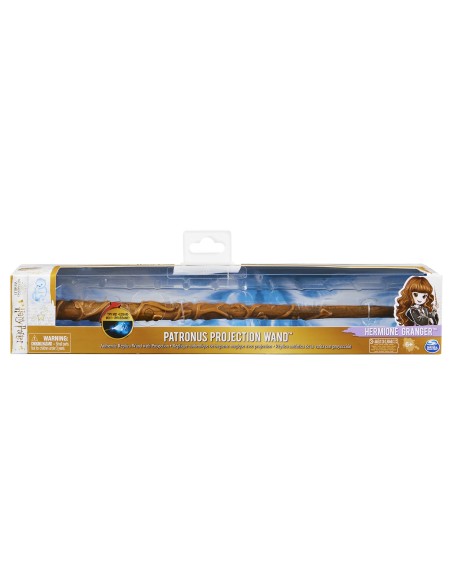 Wizarding World | Bacchetta Magica Interattiva Proiezione Patronus di Hermione Granger da 33cm | Collezione Harry Potter |