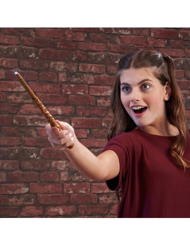 Wizarding World | Bacchetta Magica Interattiva Proiezione Patronus di Hermione Granger da 33cm | Collezione Harry Potter |