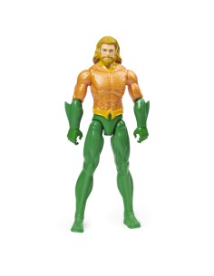 DC Comics | AQUAMAN | Personaggio AQUAMAN 30 cm | Personaggio in scala 30 cm con decorazioni originali, mantello e 11 punti di