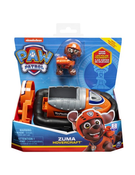 PAW Patrol | Aeroscafo di Zuma | Veicolo e personaggio di Zuma | Giochi per bambini dai 3 anni in su