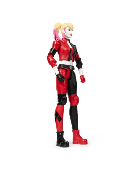 DC Comics , BATMAN, Personaggio Harley Quinn, in scala 30 cm con costume originale e dotato di 11 punti di articolazione, dai 3