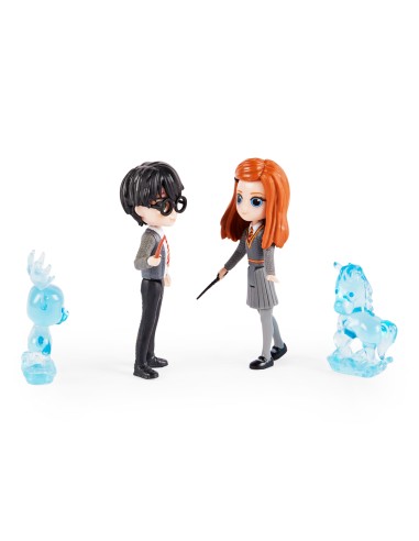 Wizarding World , Set Amicizia Patronus di Harry Potter e Ginny Weasley con 2 bambole articolate e 2 animali Patronus,