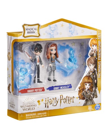 Wizarding World , Set Amicizia Patronus di Harry Potter e Ginny Weasley con 2 bambole articolate e 2 animali Patronus,