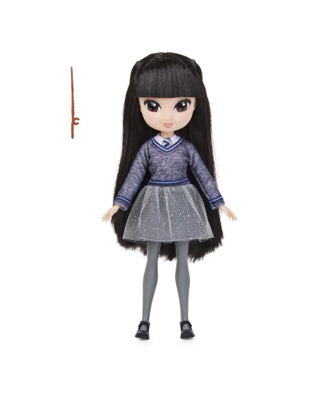 Wizarding World , bambola articolata di Cho Chang da 20cm, con bacchetta e divisa di Hogwarts, collezione Harry Potter,