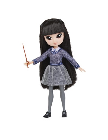 Wizarding World , bambola articolata di Cho Chang da 20cm, con bacchetta e divisa di Hogwarts, collezione Harry Potter,