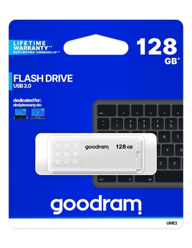 Goodram UME2 unità flash USB 128 GB USB tipo A 2.0 Bianco