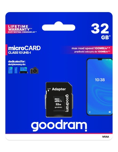 Goodram M1AA 32 GB MicroSDHC UHS-I Classe 10