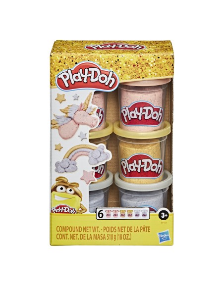 Play-Doh E94335L0 composto per ceramica e modellazione Pasta modellabile 250 g Colori assortiti 6 pz