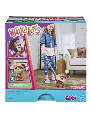 FurReal Walkalots - Cagnolino (cucciolo di peluche interattivo, con divertenti suoni e andatura saltellante, per bambini dai 4