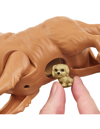 Barbie Playset Cuccioli Appena Nati con Bambola Bionda, Cane che Partorisce, 3 Cuccioli e Funzione Cambia Colore e Accessori