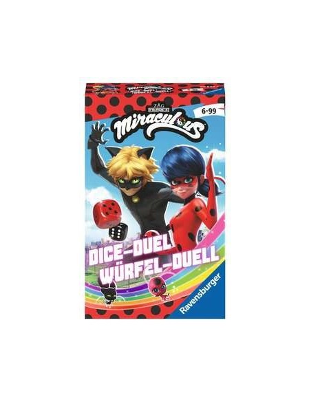 Ravensburger Miraculous DiceDuel Gioco da tavolo Gioco di probabilità