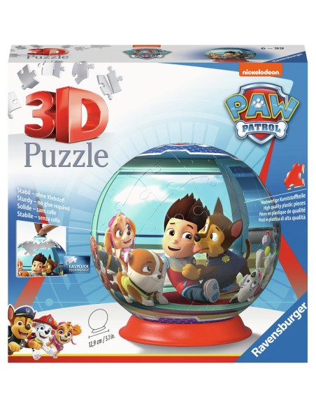Ravensburger Paw Patrol, 72PC 3D Puzzle Puzzle 3D 72 pz
