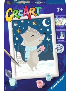 Ravensburger CreArt Paint by Numbers - Cute Badger