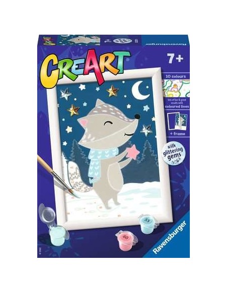 Ravensburger CreArt Paint by Numbers - Cute Badger