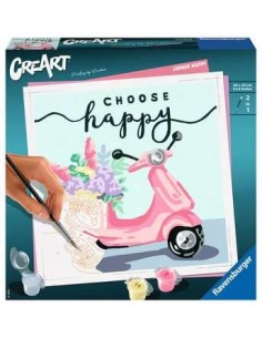 Ravensburger MnZ Choose happy Colore per kit di verniciatura in base ai numeri