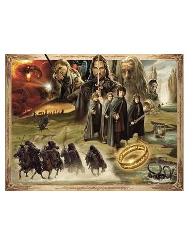 Ravensburger Lord of the Rings  The Fellowship of the Ring Puzzle di contorno 2000 pz Televisione film