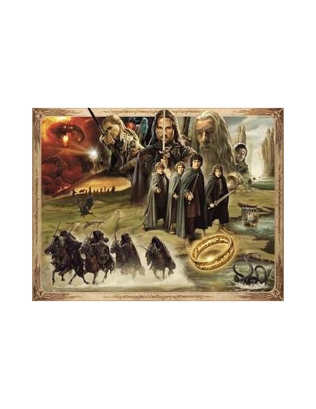 Ravensburger Lord of the Rings  The Fellowship of the Ring Puzzle di contorno 2000 pz Televisione film