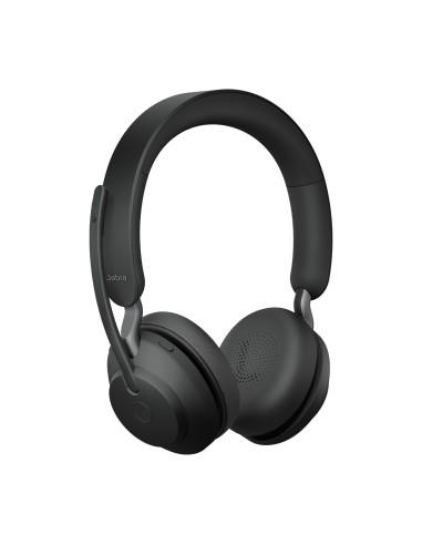 Jabra Evolve2 65, UC Stereo Auricolare Wireless A Padiglione Ufficio USB tipo-C Bluetooth Nero