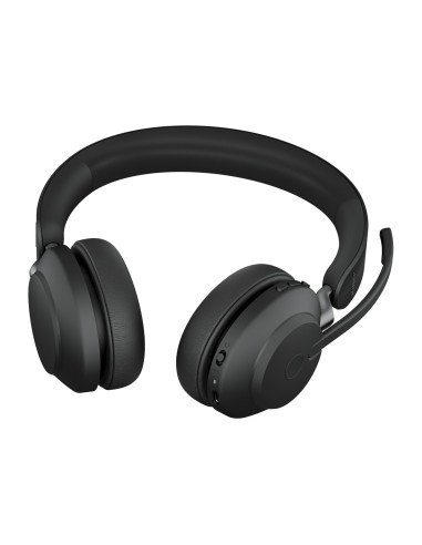 Jabra Evolve2 65, UC Stereo Auricolare Wireless A Padiglione Ufficio USB tipo-C Bluetooth Nero