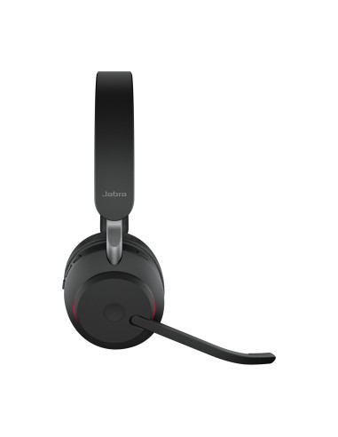 Jabra Evolve2 65, UC Stereo Auricolare Wireless A Padiglione Ufficio USB tipo-C Bluetooth Nero