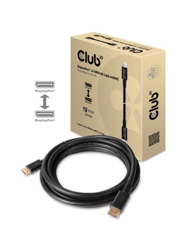 CLUB3D DisplayPort 1.4 HBR3 8K Cable M M 4m  13.12ft