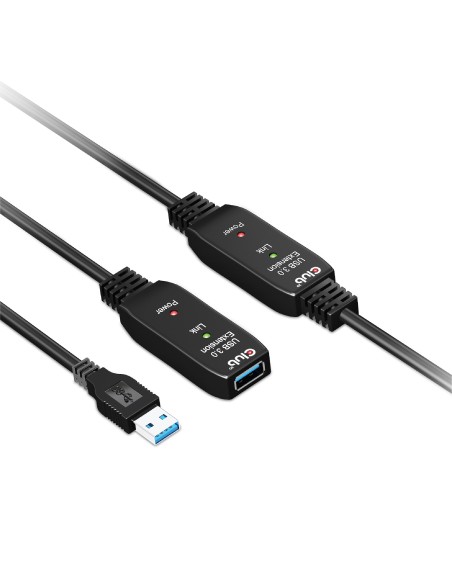 CLUB3D CAC-1405 cavo USB 10 m USB 3.2 Gen 2 (3.1 Gen 2) USB A Nero