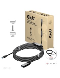 CLUB3D CAC-1405 cavo USB 10 m USB 3.2 Gen 2 (3.1 Gen 2) USB A Nero 2