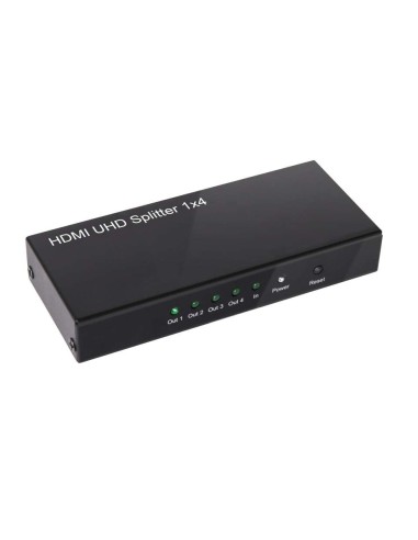 CLUB3D HDMI™ 4K@60Hz UHD Splitter AC Power 4 ports