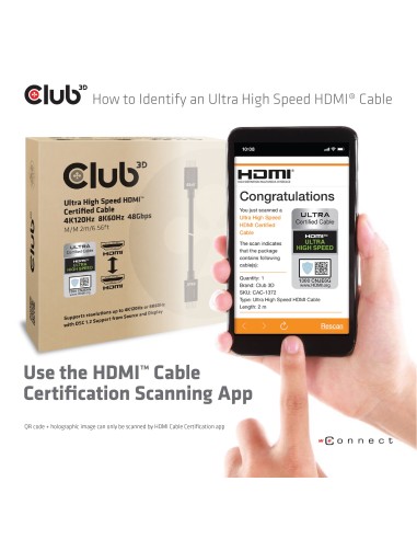 CLUB3D cac-1373 HDMI Nero