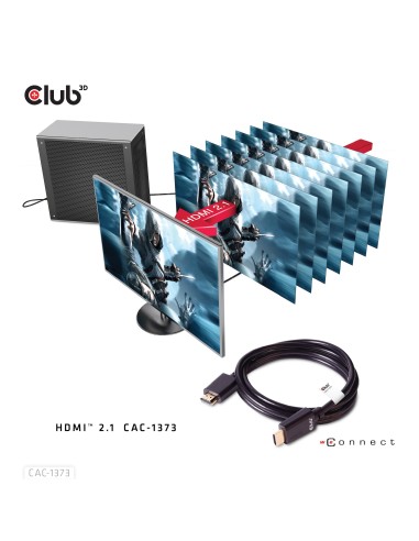 CLUB3D cac-1373 HDMI Nero