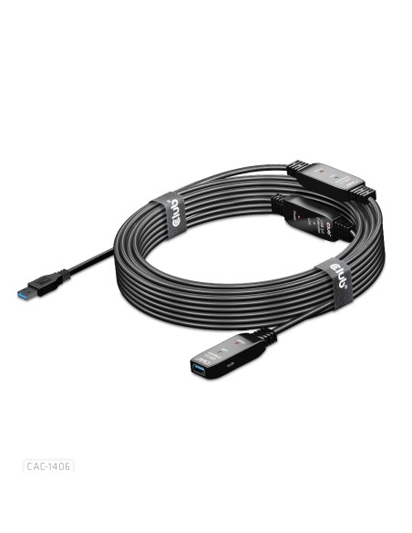 CLUB3D CAC-1406 cavo USB 15 m USB 3.2 Gen 1 (3.1 Gen 1) USB A Nero