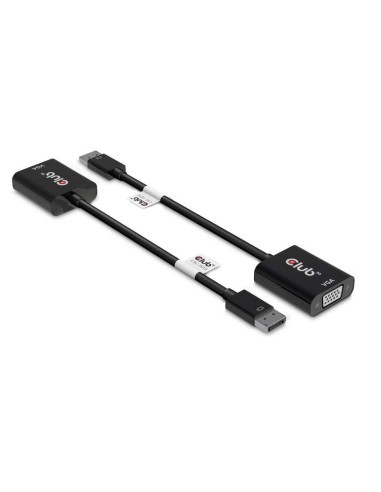 CLUB3D CAC-2013 cavo e adattatore video 0,228 m Displayport VGA Nero