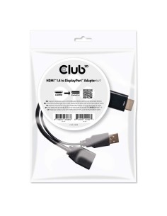CLUB3D HDMI™ to DisplayPort™ Adapter Male Female 2