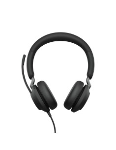 Jabra Evolve2 40, UC Stereo Auricolare Cablato A Padiglione Ufficio USB tipo-C Bluetooth Nero