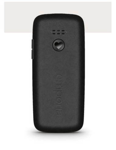 Emporia HAPPY 70 g Nero Telefono di livello base