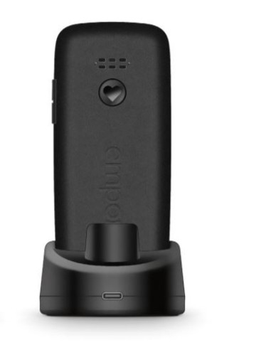 Emporia HAPPY 70 g Nero Telefono di livello base