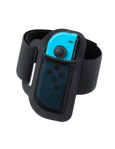 Nintendo Leg Strap Fibra di cotone, Elastan, Nylon, Poliestere Nero