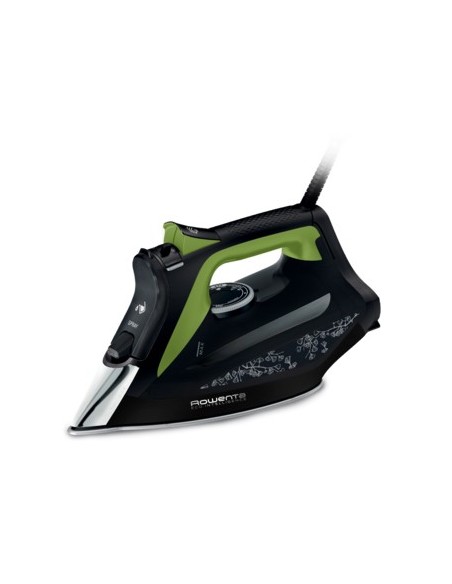 Rowenta DW6330 Eco Intelligence Ferro da stiro a secco e a vapore Microsteam 400 HD soleplate 2500 W Nero, Verde
